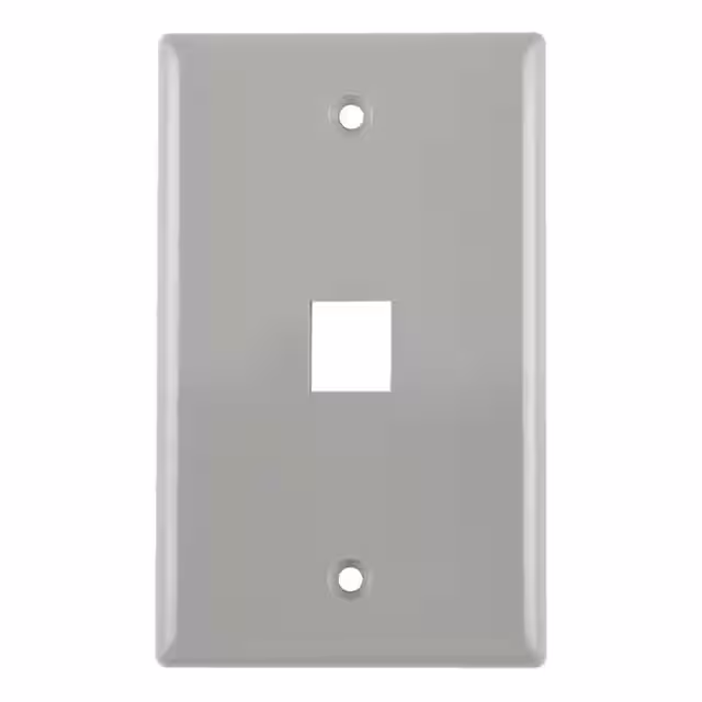FPSINGLE-GRY HellermannTyton  Keystone Faceplates Frames
